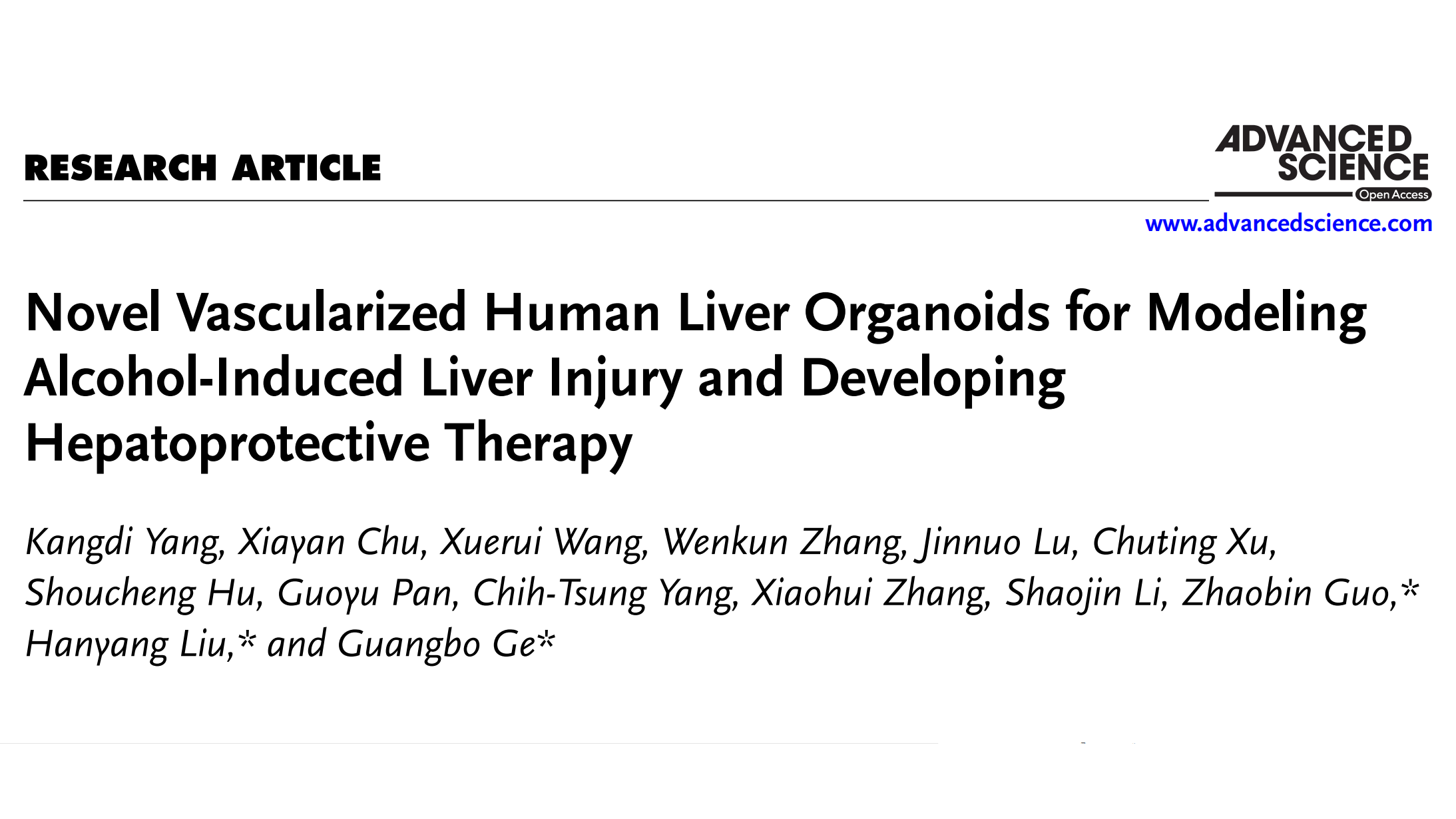 beat365交叉科学研究院团队成功研发高仿生人源肝脏类器官
