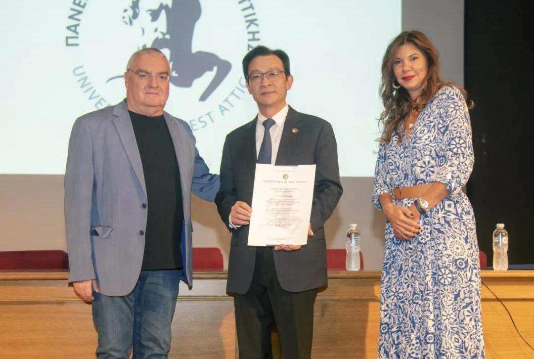 校长季光率团出访埃及、希腊和法国 推动中医教育领域深度合作